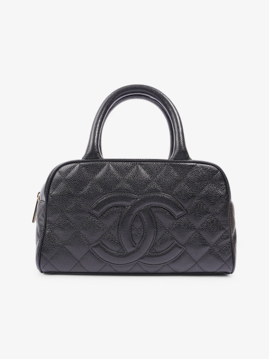 Chanel Top Handle Bag Black Caviar Leather 27cm, 15.5cm, 10 cm, drop 27.5 with handles Image 1