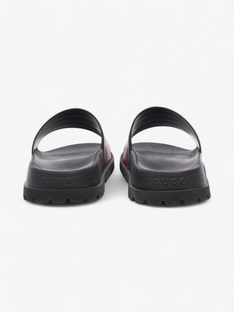 Gucci Pursuit Trek Slides Black / Green / Red Rubber EU 41 UK 7 Image 6