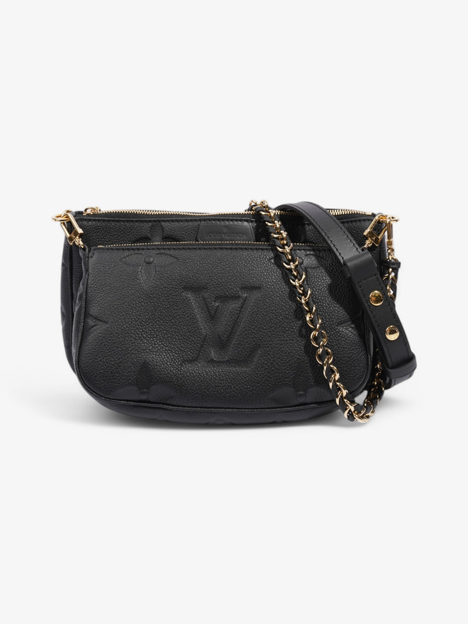 Louis Vuitton Multi Pochette Accessoires Monogram Empreinte / Black Empreinte Leather Image 1