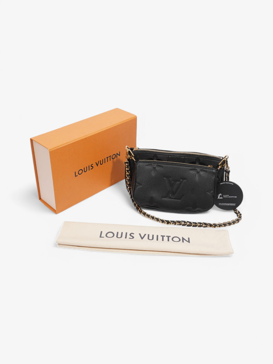 Louis Vuitton Multi Pochette Accessoires Monogram Empreinte / Black Empreinte Leather Image 7