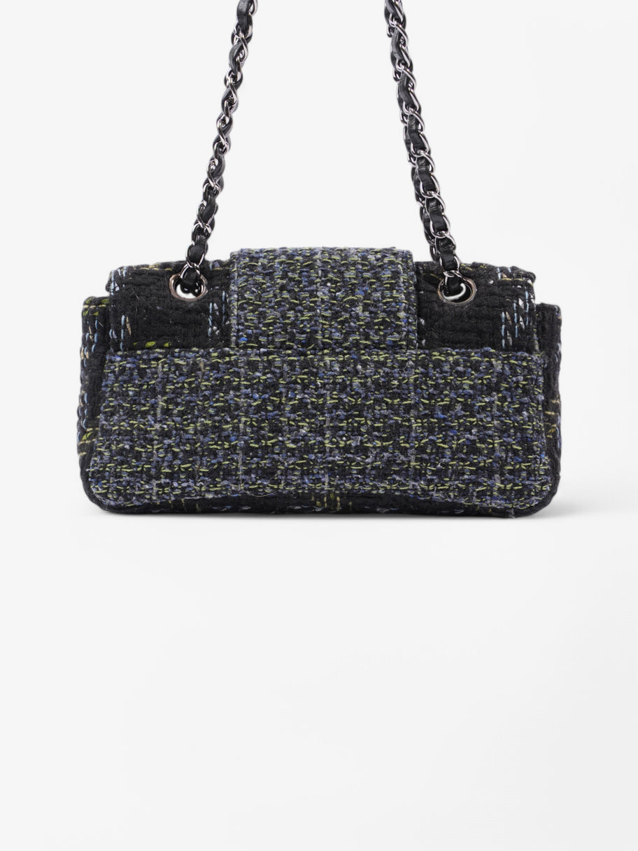 Chanel Fantasy Tweed Shoulder Bag Black / Blue / Green Tweed Image 4