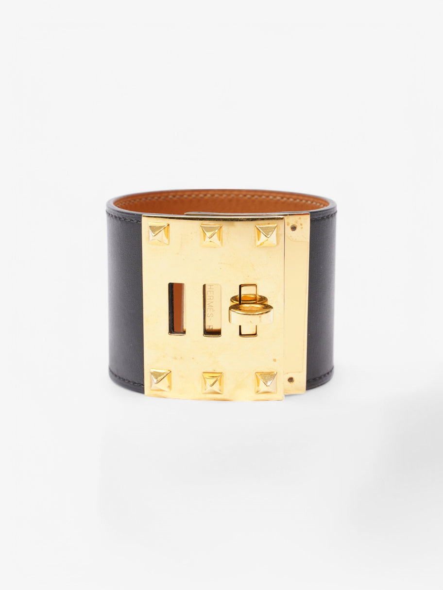 Hermes Collier De Chien Black / Tan Leather S Image 1