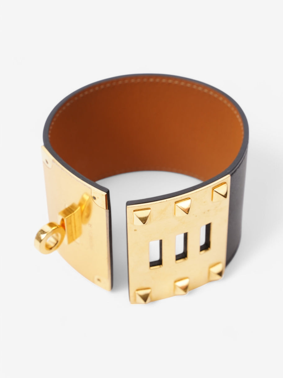 Hermes Collier De Chien Black / Tan Leather S Image 3