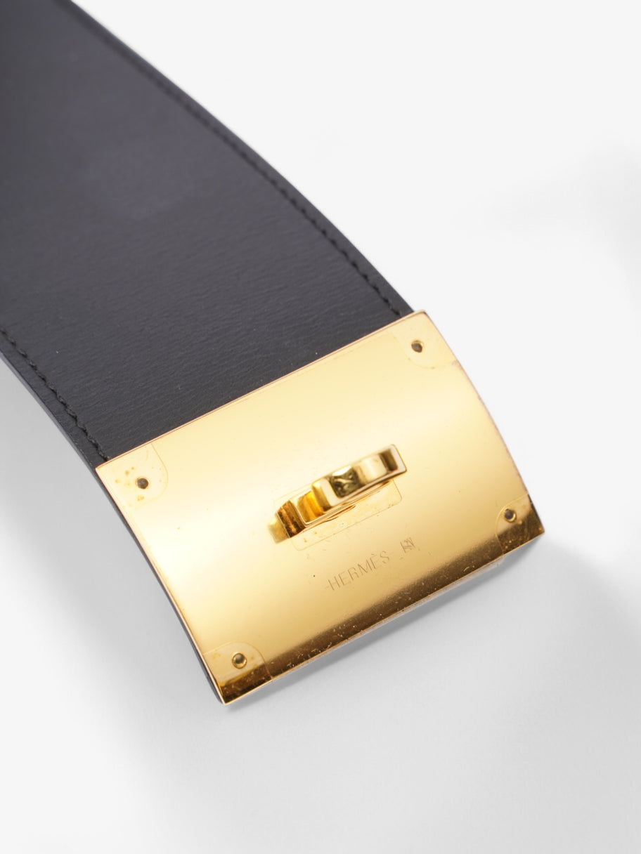 Hermes Collier De Chien Black / Tan Leather S Image 4