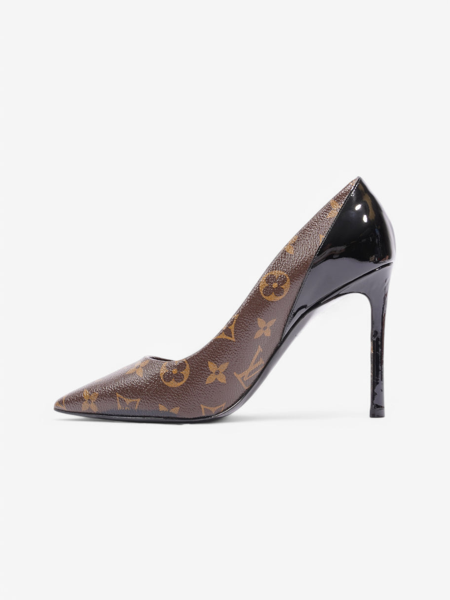 Louis Vuitton Cherie Pumps 100 Monogram / Black Coated Canvas EU 38 UK 5 Image 3