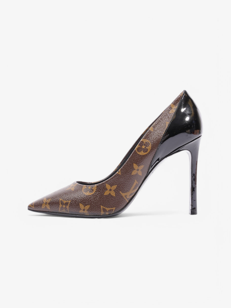 Louis Vuitton Cherie Pumps 100 Monogram / Black Coated Canvas EU 38 UK 5 Image 5