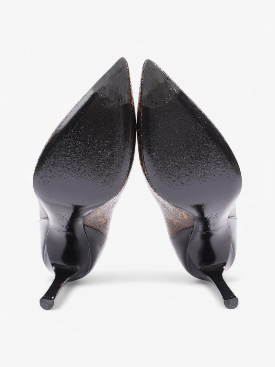 Louis Vuitton Cherie Pumps 100 Monogram / Black Coated Canvas EU 38 UK 5 Image 7
