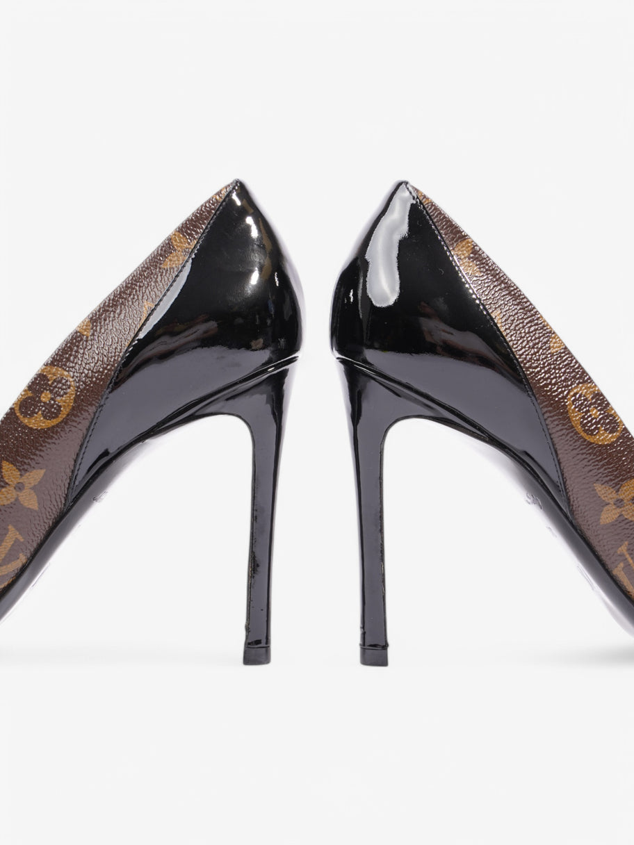 Louis Vuitton Cherie Pumps 100 Monogram / Black Coated Canvas EU 38 UK 5 Image 8