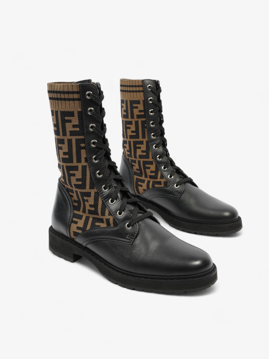 Rockoko Boots Beige / Black Leather EU 41 UK 8 Image 2
