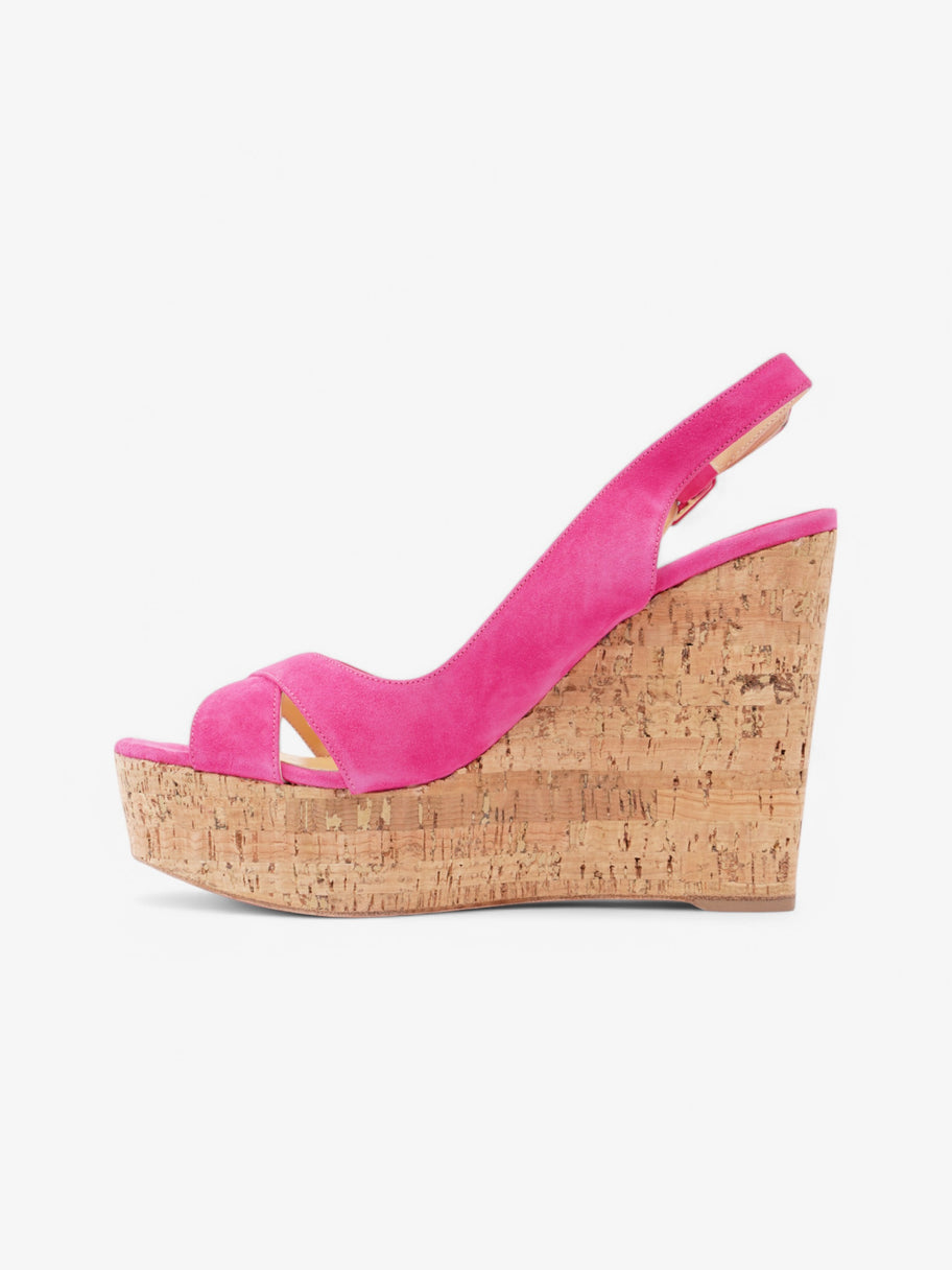 Christian Louboutin Reine De Liege 120 Pink Suede EU 39 UK 6 Image 3