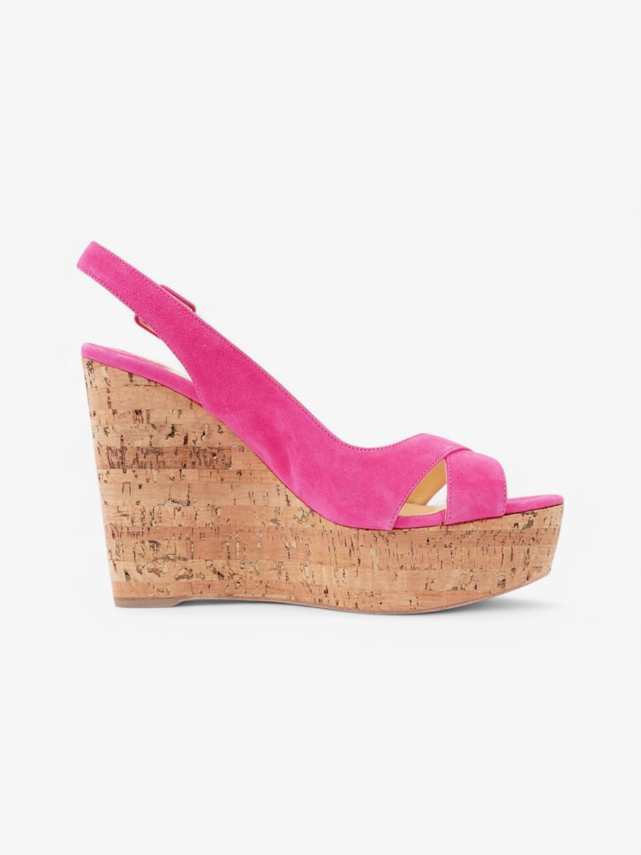 Christian Louboutin Reine De Liege 120 Pink Suede EU 39 UK 6 Image 4