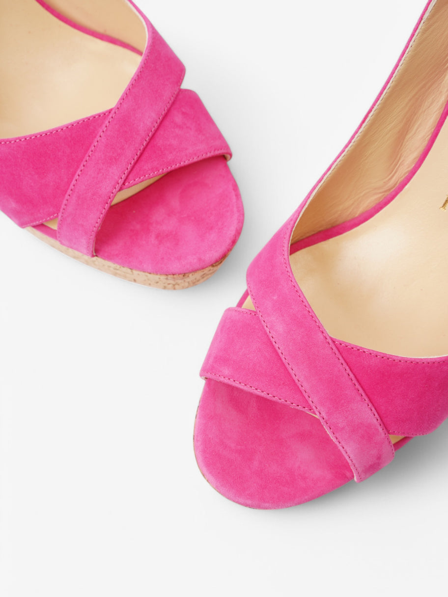 Christian Louboutin Reine De Liege 120 Pink Suede EU 39 UK 6 Image 9