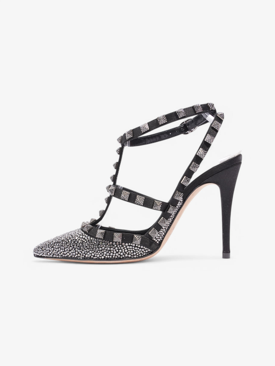 Valentino Rockstud Heel 100 Black Suede EU 37 UK 4 Image 3