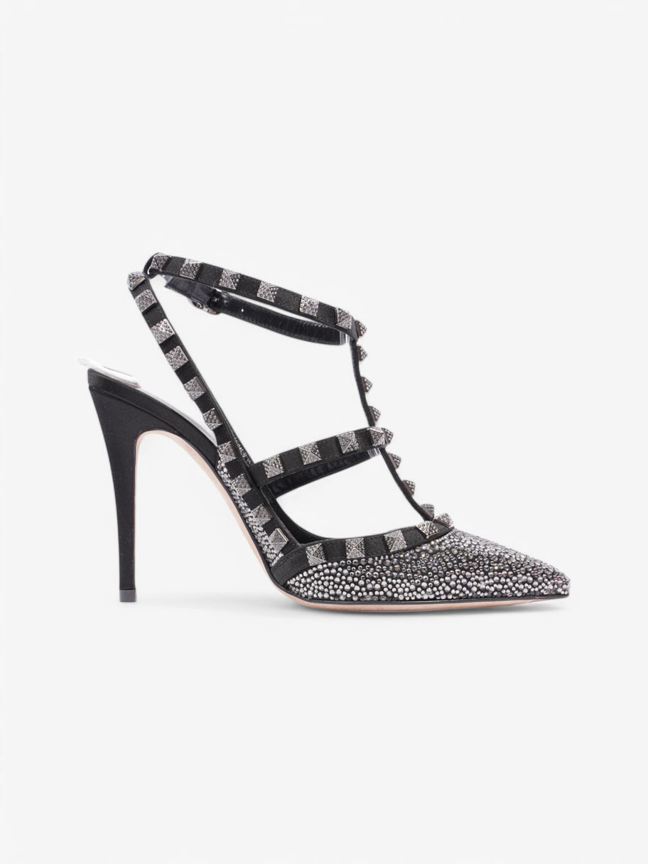 Valentino Rockstud Heel 100 Black Suede EU 37 UK 4 Image 4