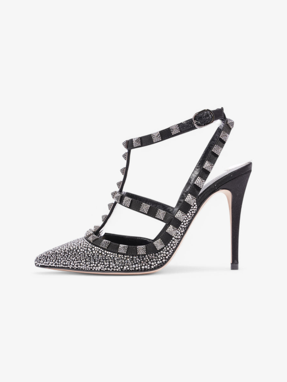 Valentino Rockstud Heel 100 Black Suede EU 37 UK 4 Image 5