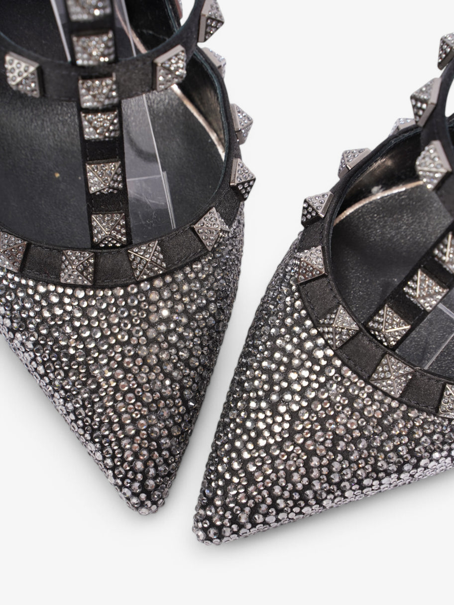 Valentino Rockstud Heel 100 Black Suede EU 37 UK 4 Image 9