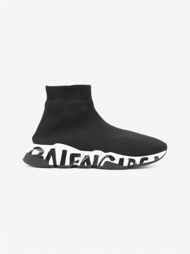  Balenciaga Speed Logo Black / White Cotton EU 40 UK 7