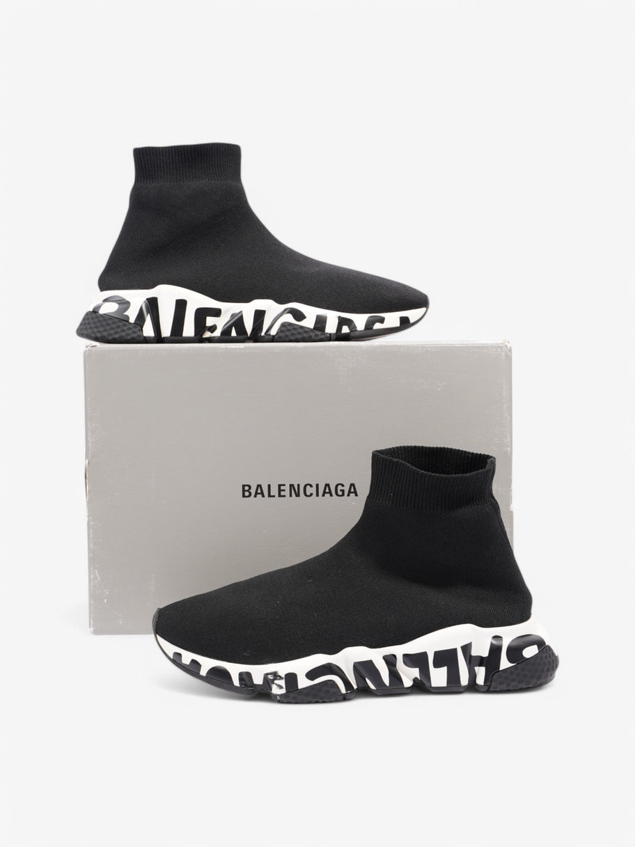 Balenciaga Speed Logo Black / White Cotton EU 40 UK 7 Image 10