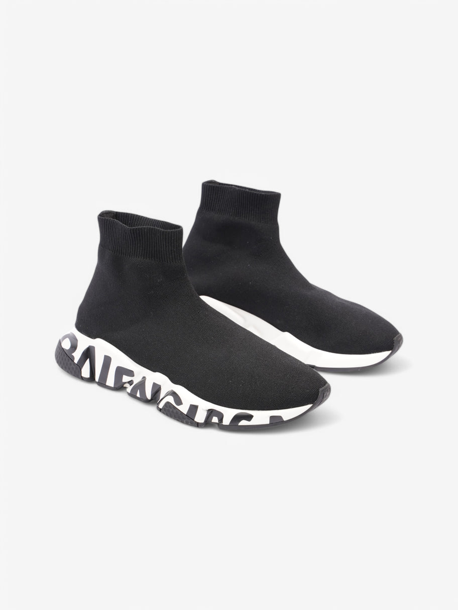 Balenciaga Speed Logo Black / White Cotton EU 40 UK 7 Image 2