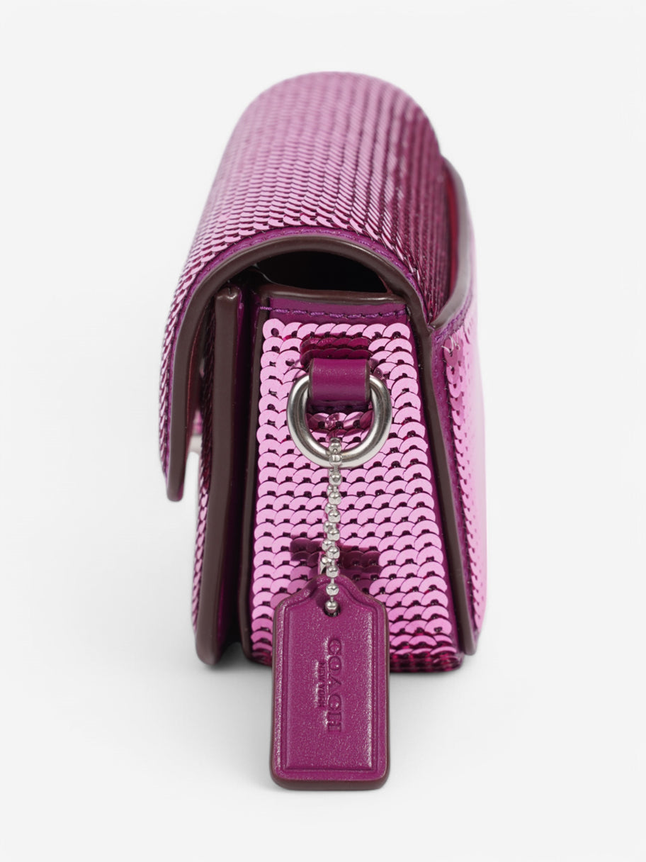 Coach Studio Baguette Purple Sequin 12 Image 3