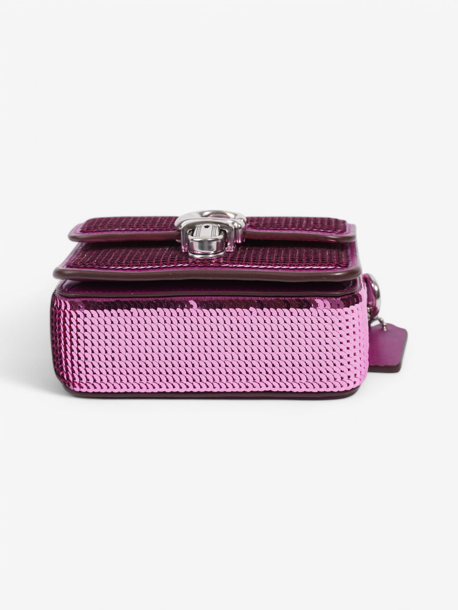Coach Studio Baguette Purple Sequin 12 Image 6