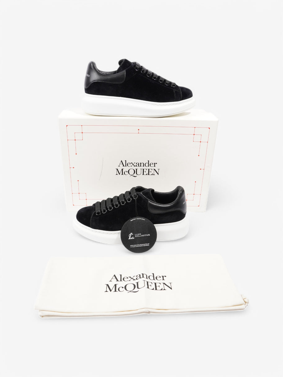 Alexander McQueen Oversized Sneaker Black Velvet EU 37 UK 4 Image 10