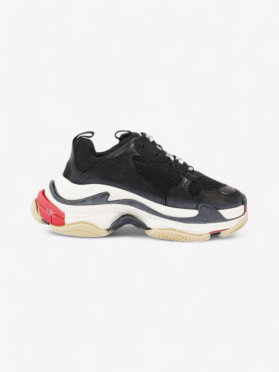 Balenciaga Triple S Black / White / Red Mesh EU 39 UK 6 Image 4