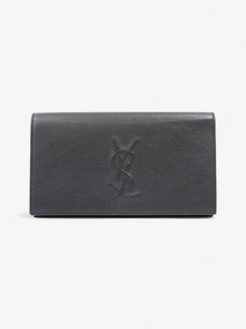  Saint Laurent Belle de Jour Clutch Black Leather
