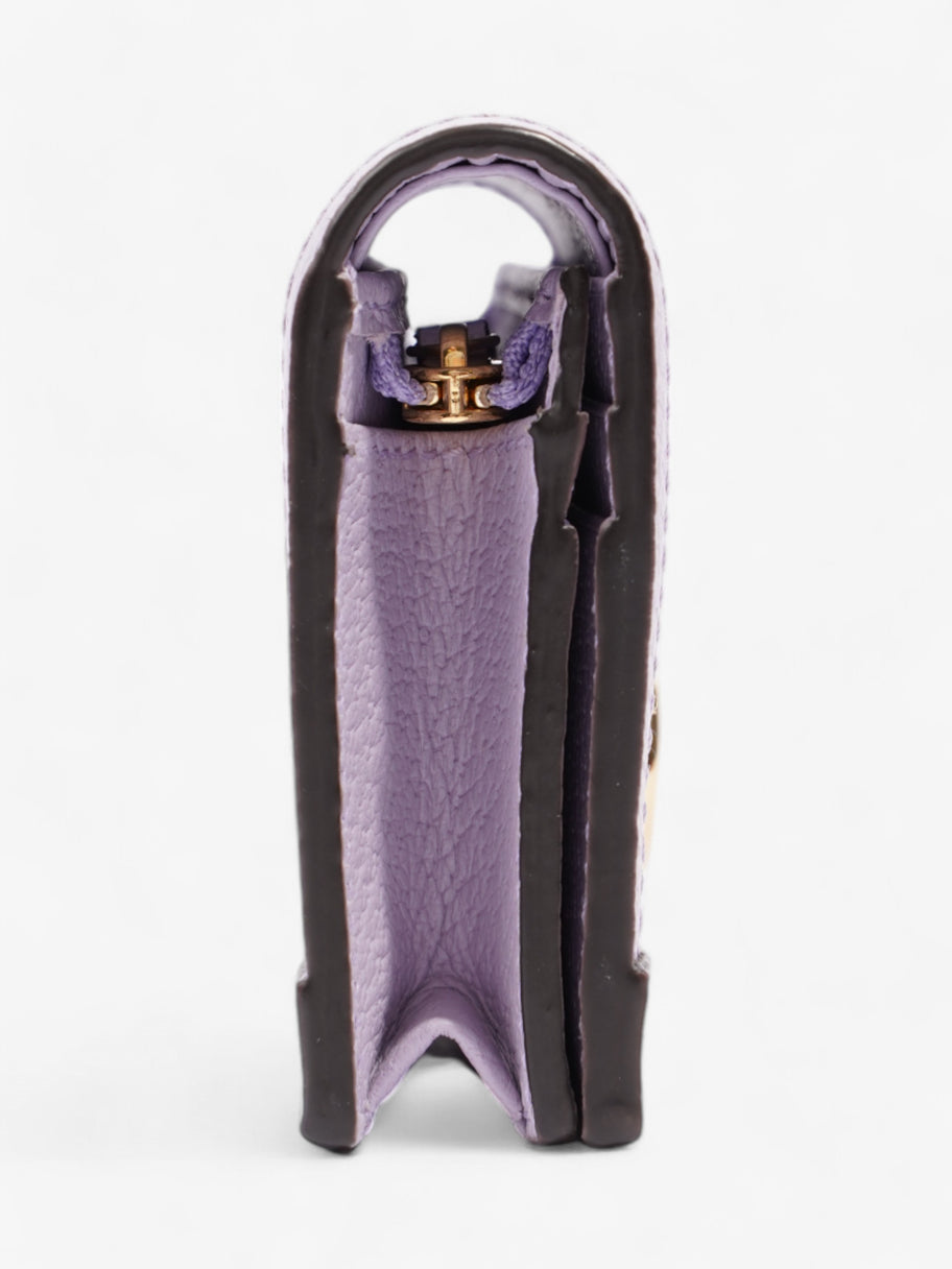 Gucci Jumbo GG Bi-Fold Wallet Lavender Canvas Image 4