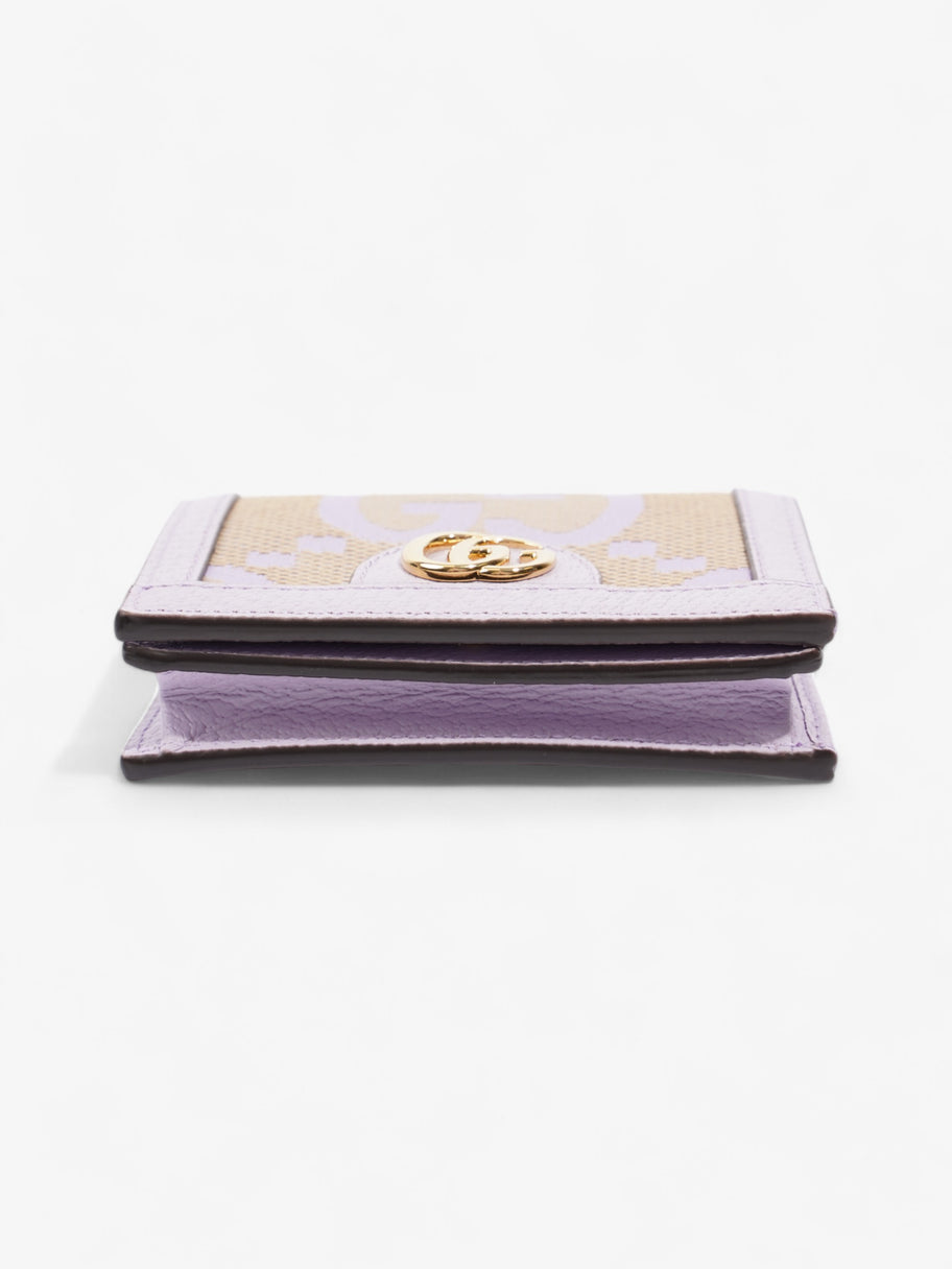 Gucci Jumbo GG Bi-Fold Wallet Lavender Canvas Image 5