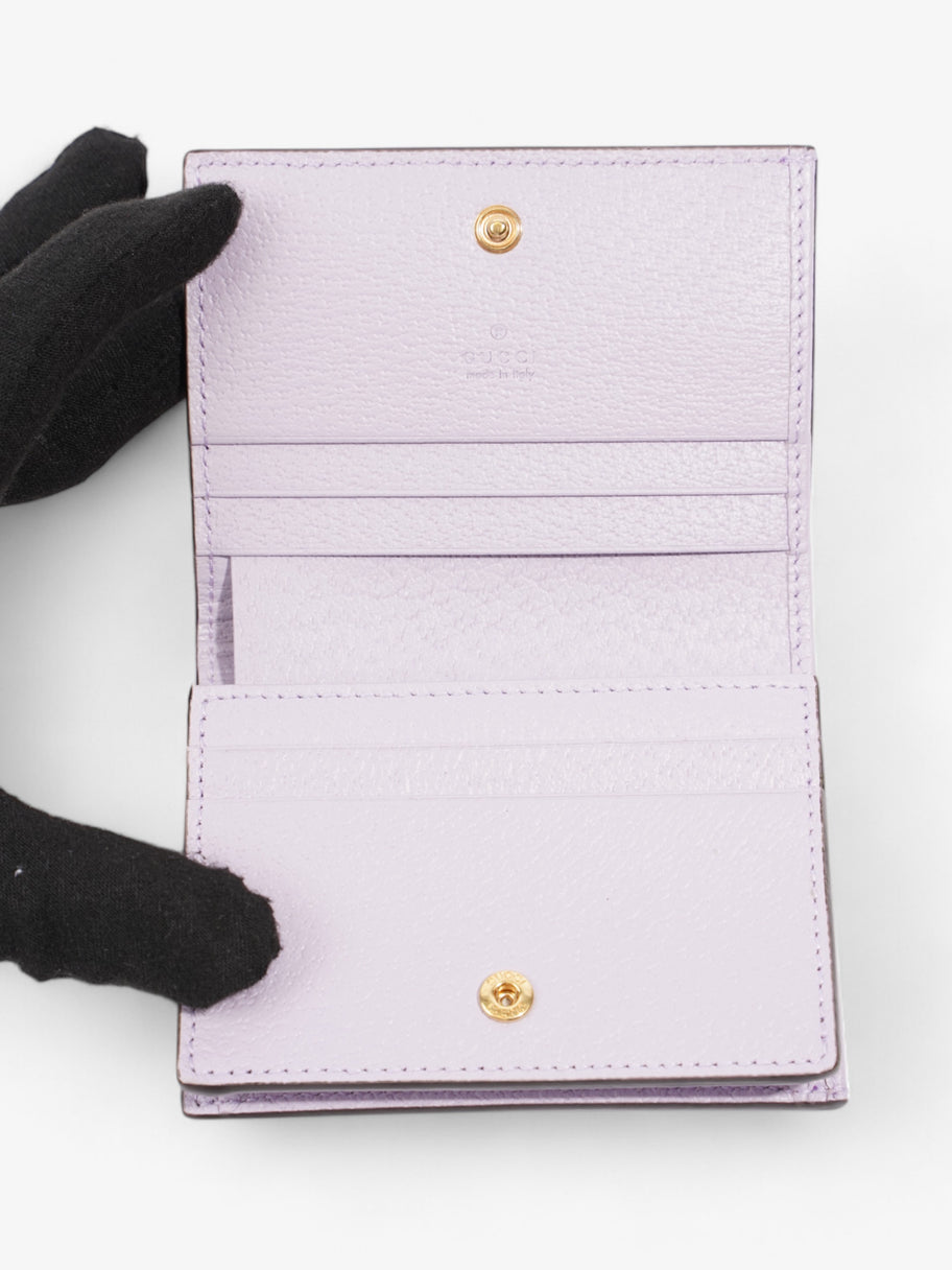 Gucci Jumbo GG Bi-Fold Wallet Lavender Canvas Image 7