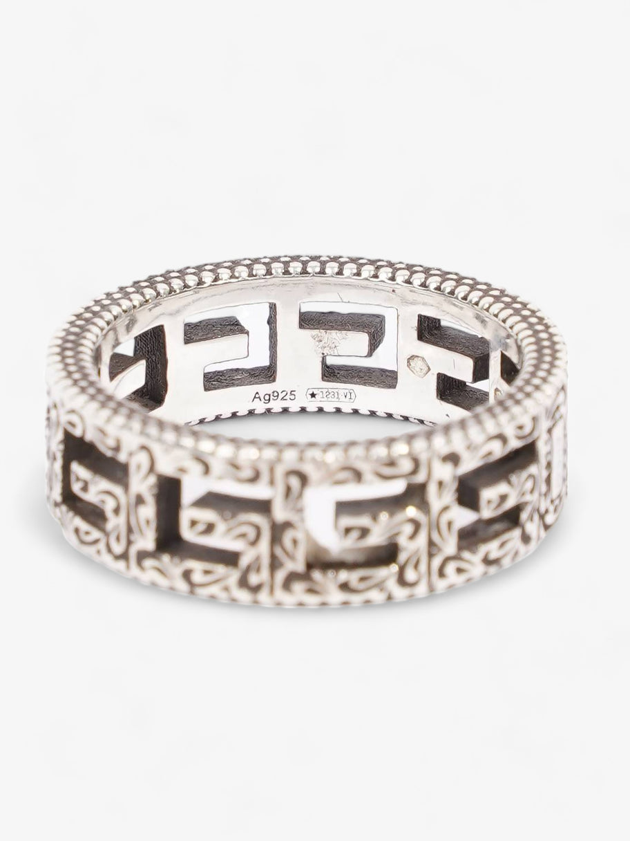 Square G Ring Silver Silver Sterling 13 Image 4
