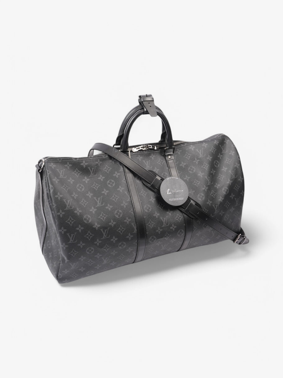 Louis Vuitton Keepall Bandouliere Monogram Eclipse Coated Canvas 55 Image 18