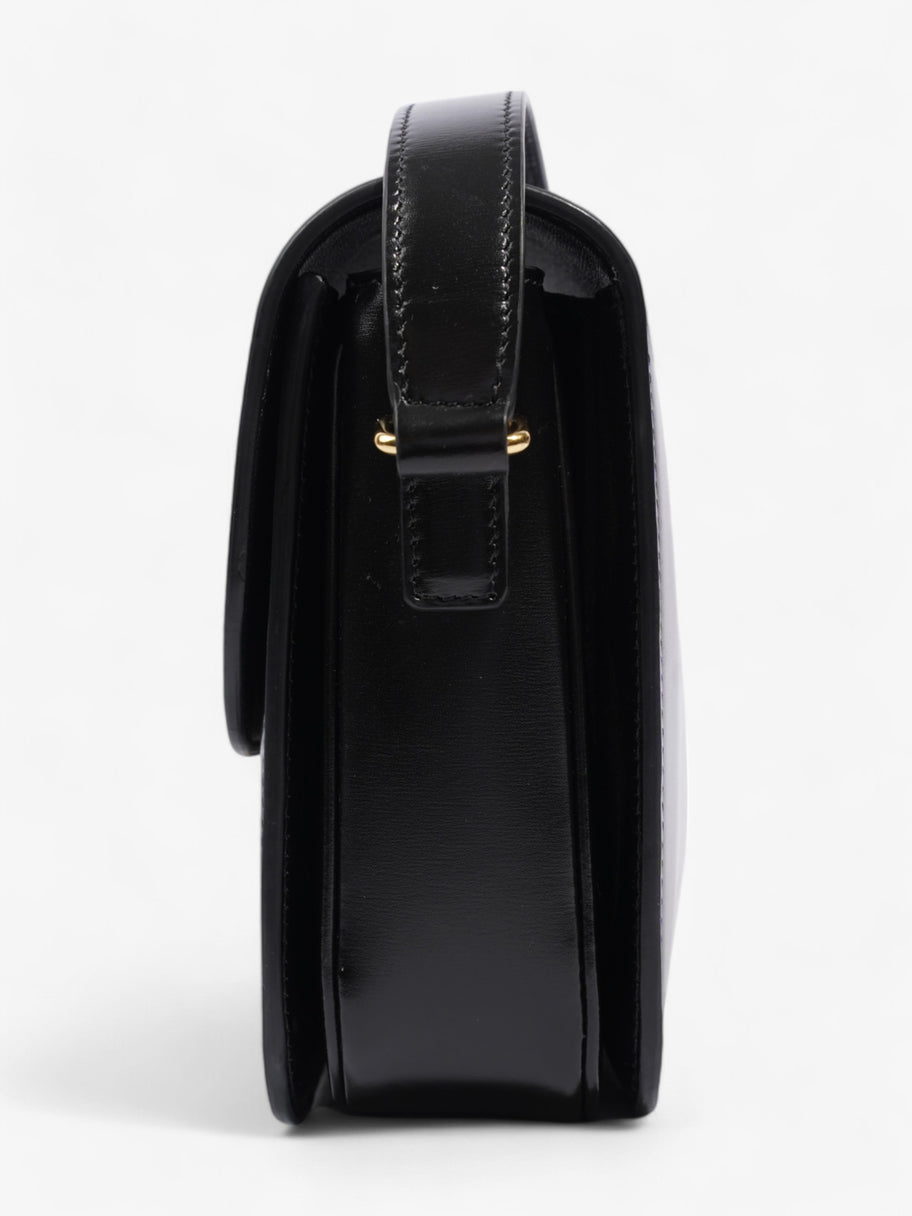 Celine Triomphe Classique Bag Black Calfskin Leather Medium Image 3