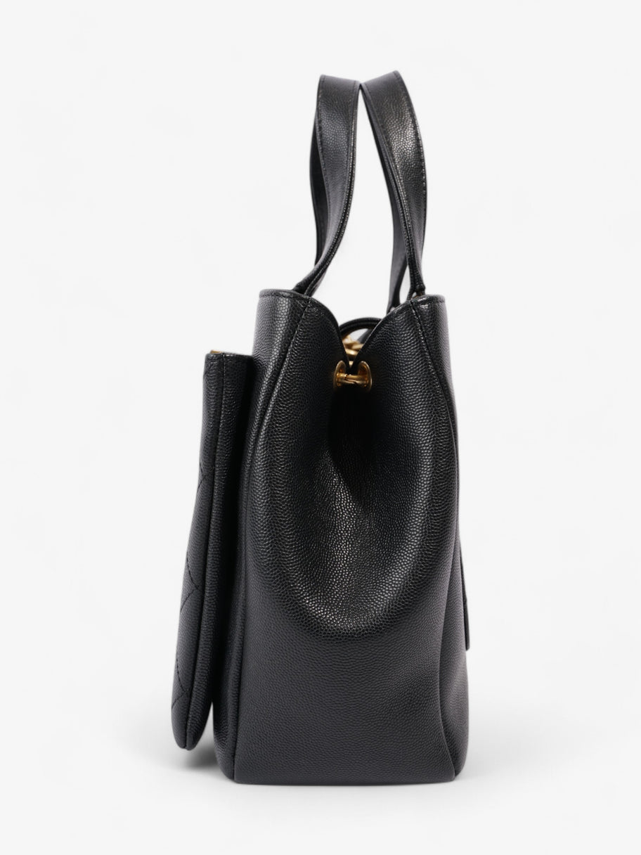 Chanel Framed Business Affinity Bag Black Caviar Leather Image 3