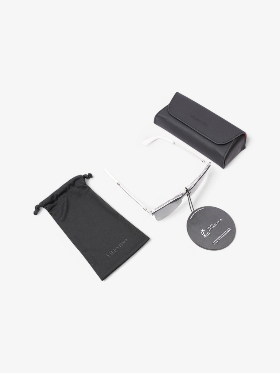 Valentino Aviator Clear Plastic Image 7