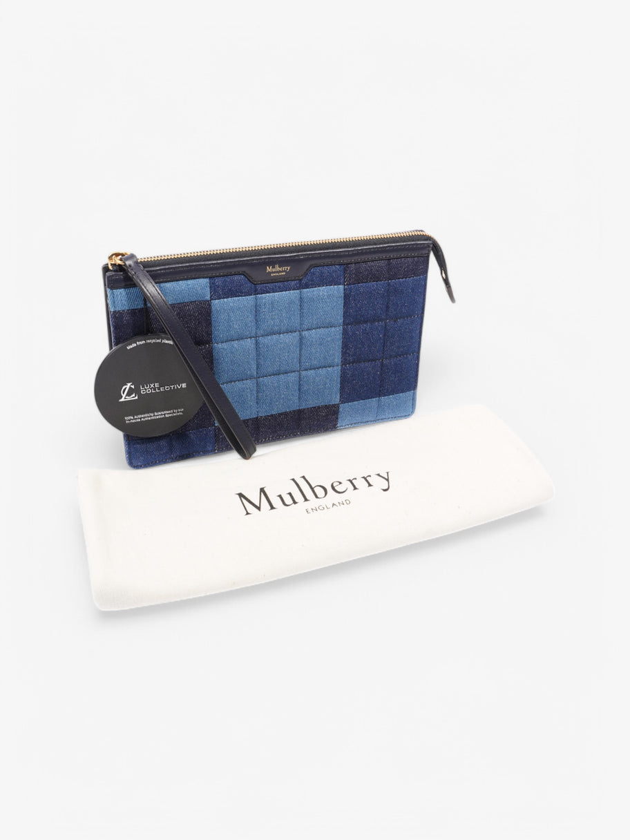 Mulberry Wristlet Blue Denim Image 10