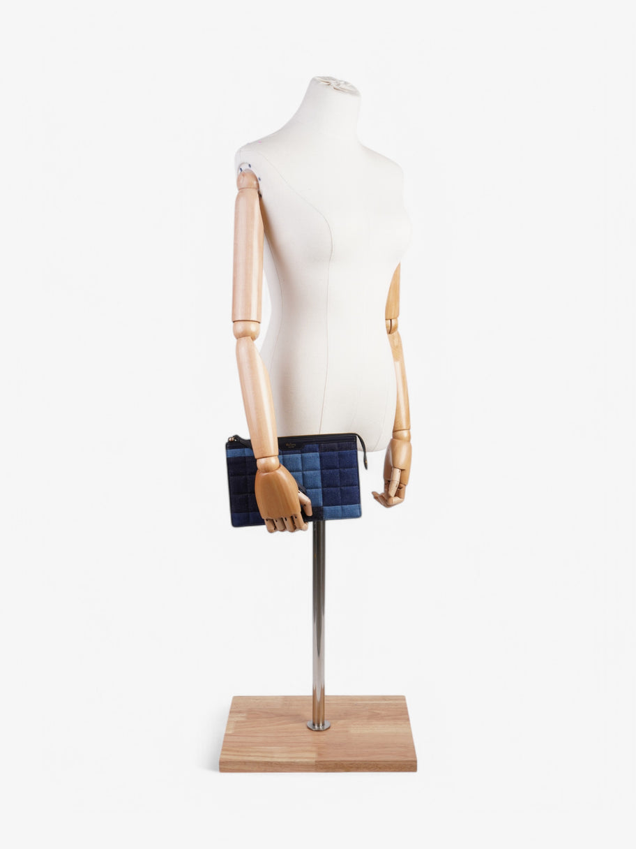 Mulberry Wristlet Blue Denim Image 2