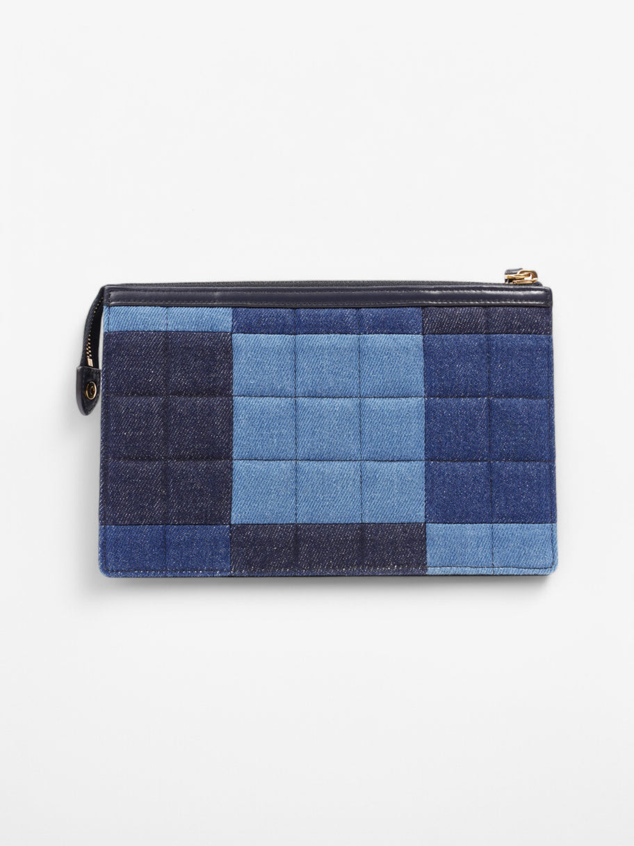 Mulberry Wristlet Blue Denim Image 4