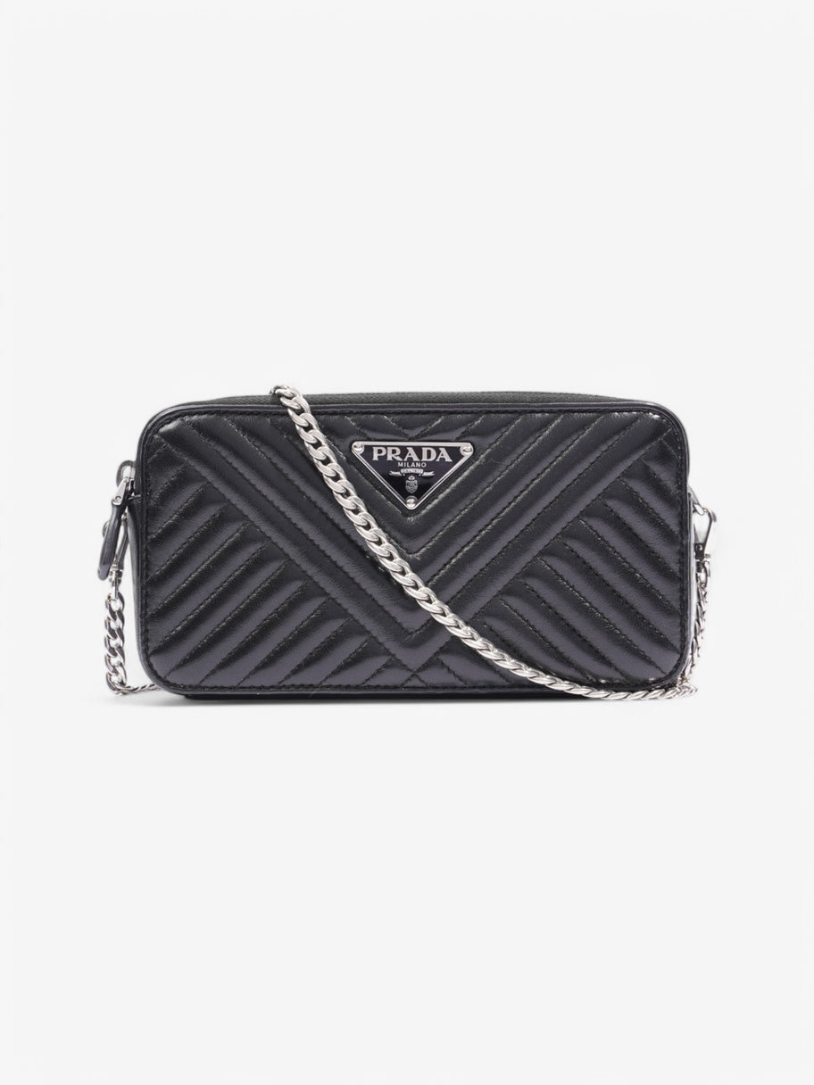 Prada Impunture Mini Shoulder Bag Black Leather Image 1
