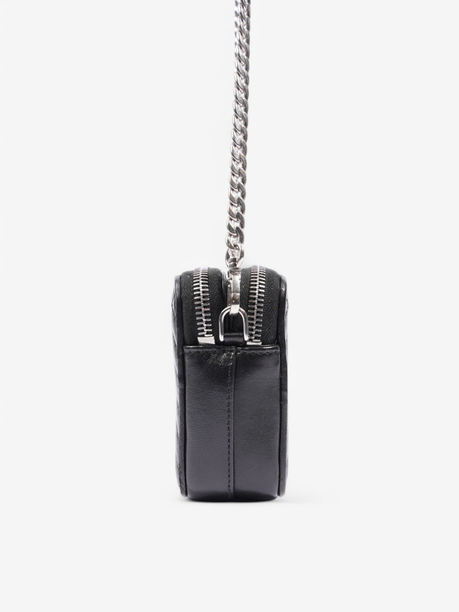 Prada Impunture Mini Shoulder Bag Black Leather Image 3