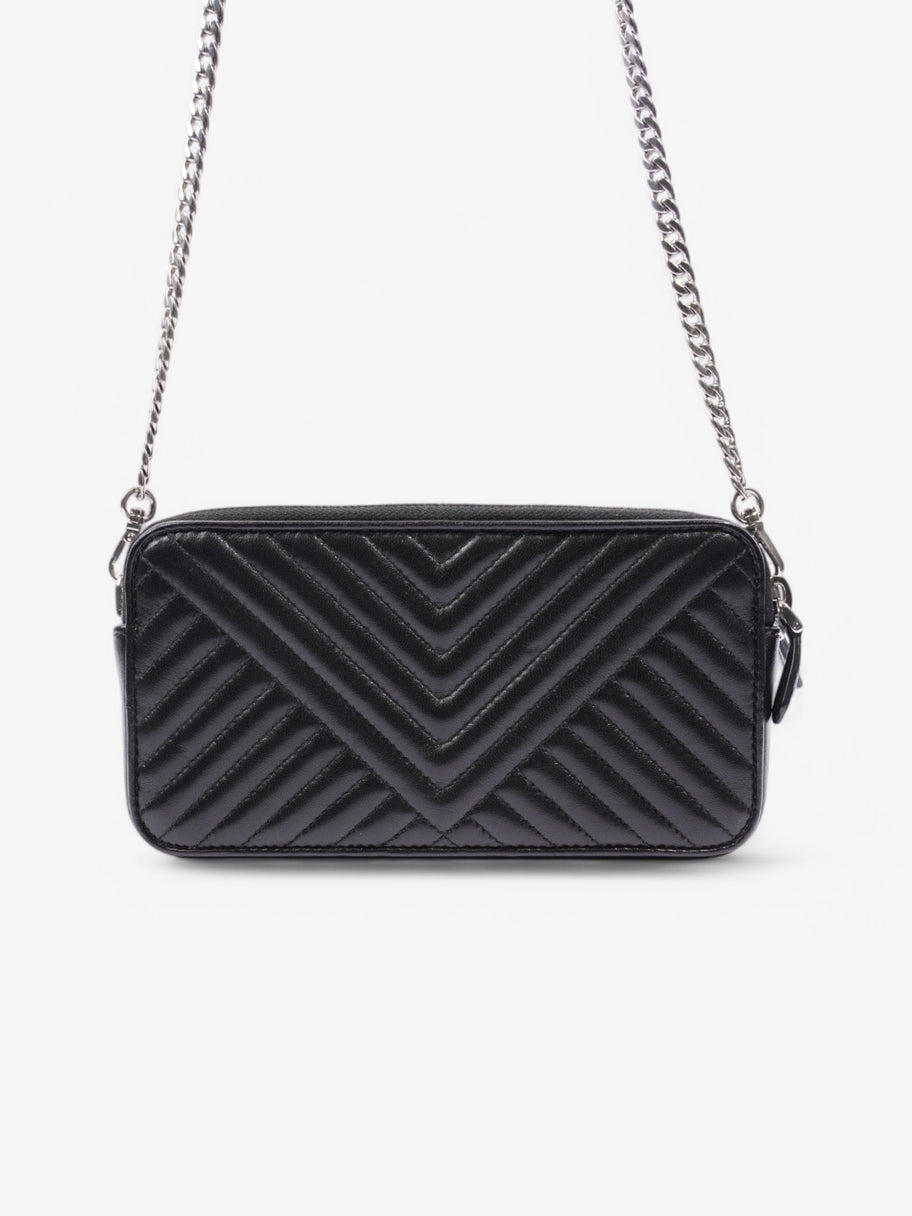 Prada Impunture Mini Shoulder Bag Black Leather Image 4