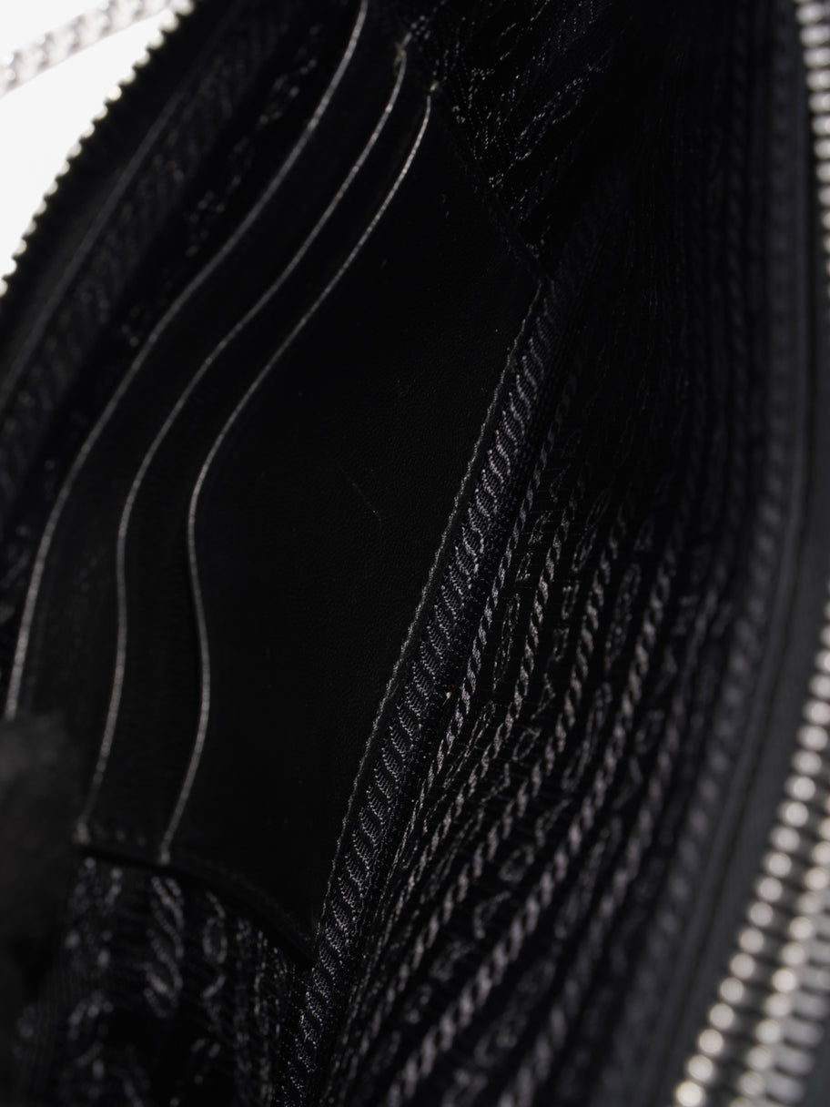 Prada Impunture Mini Shoulder Bag Black Leather Image 8