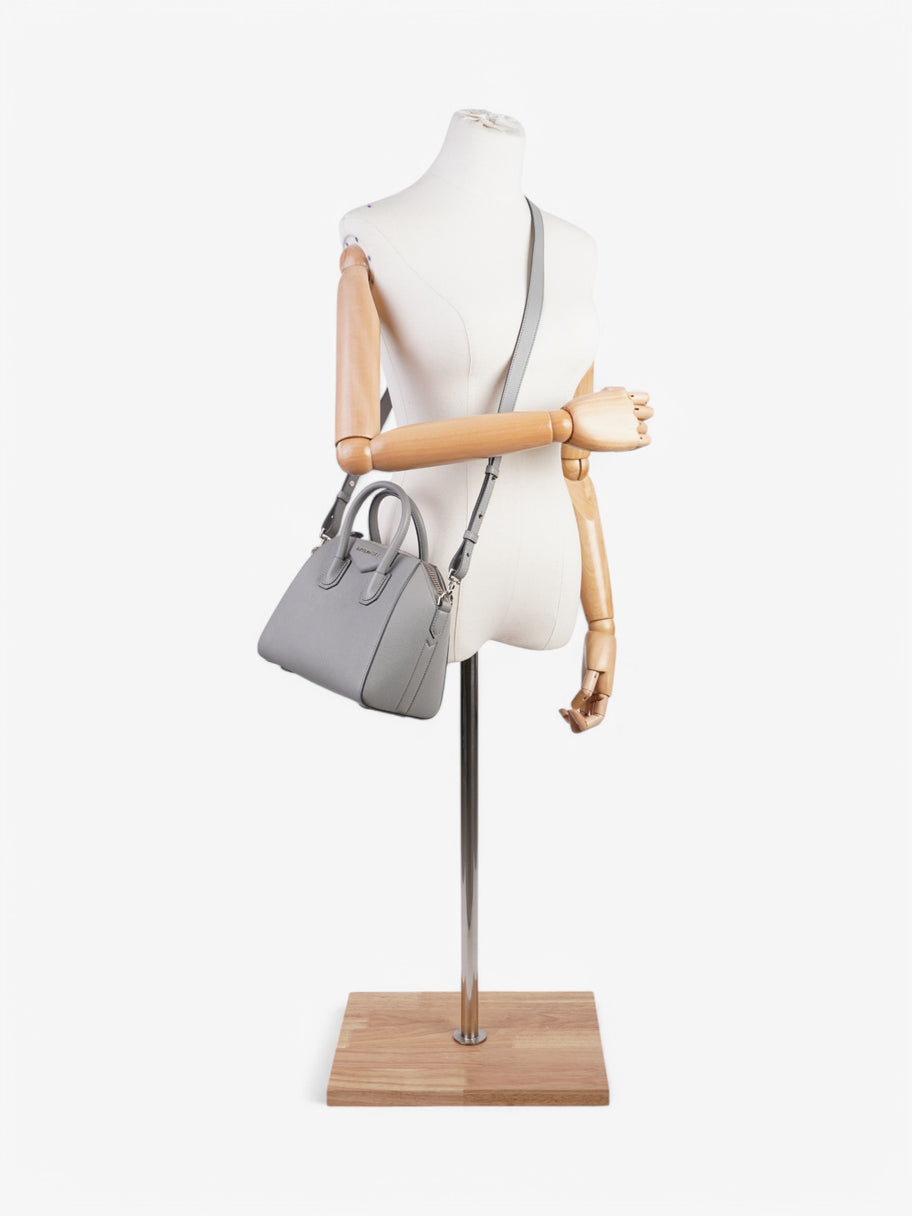 Givenchy Antigona Grey Leather Small Image 2