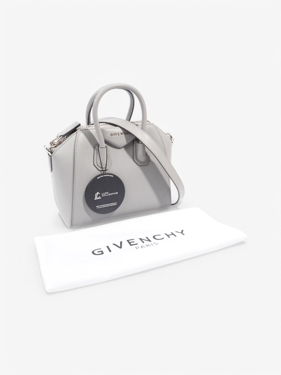 Givenchy Antigona Grey Leather Small Image 9