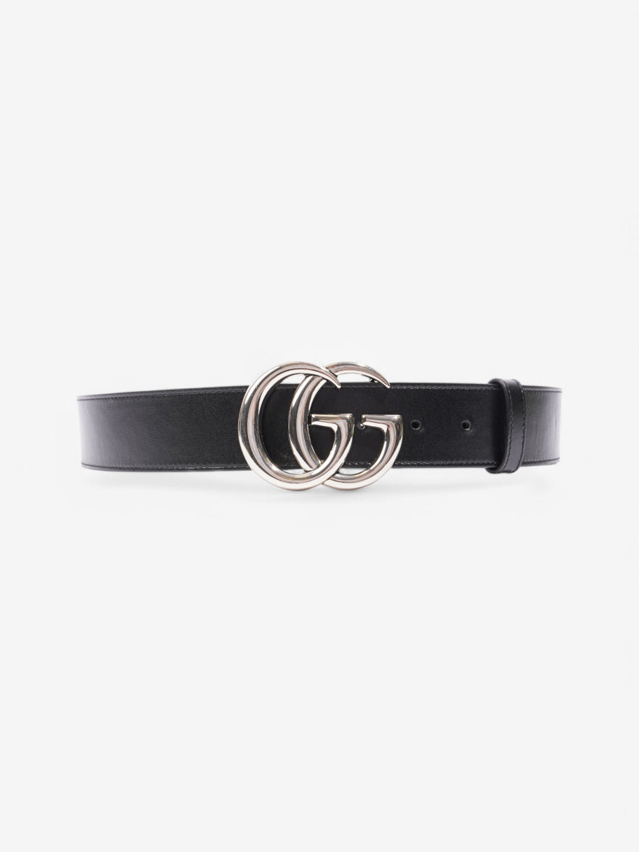 Gucci Marmont Belt Black / Silver Leather 85cm 34