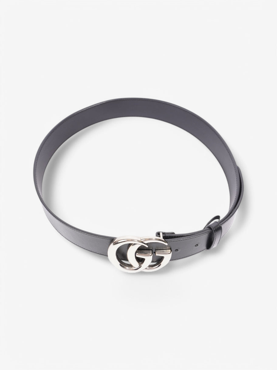 Gucci Marmont Belt Black / Silver Leather 85cm 34