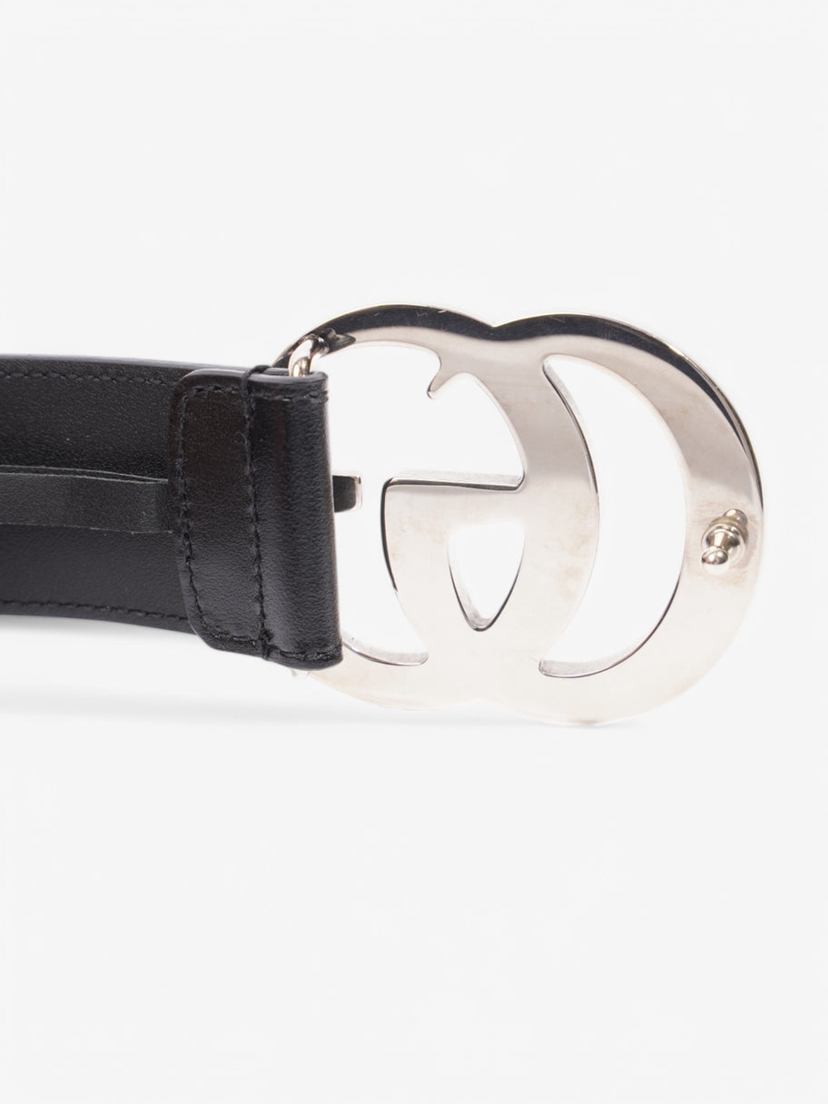 Gucci Marmont Belt Black / Silver Leather 85cm 34