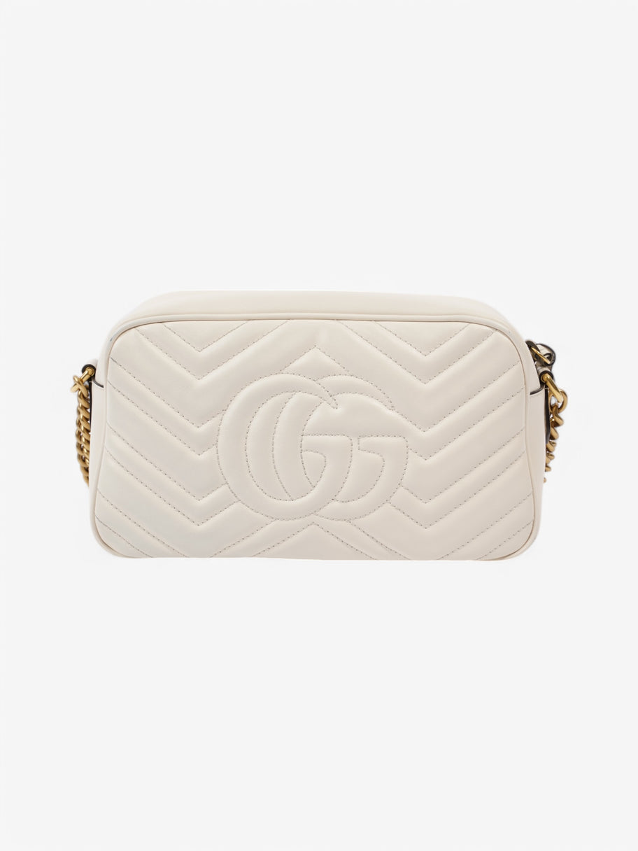 Gucci GG Marmont White Matelasse Leather Small Image 4