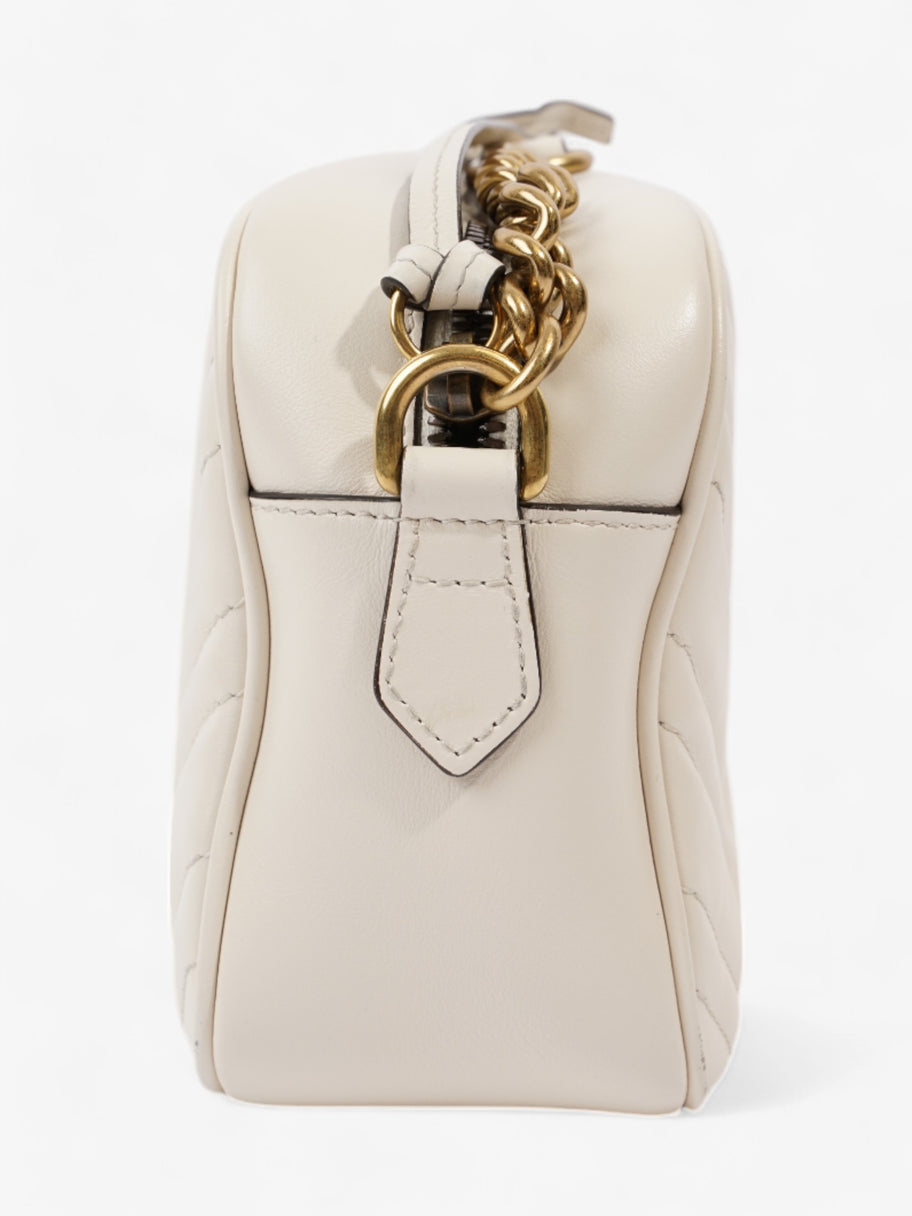 Gucci GG Marmont White Matelasse Leather Small Image 5